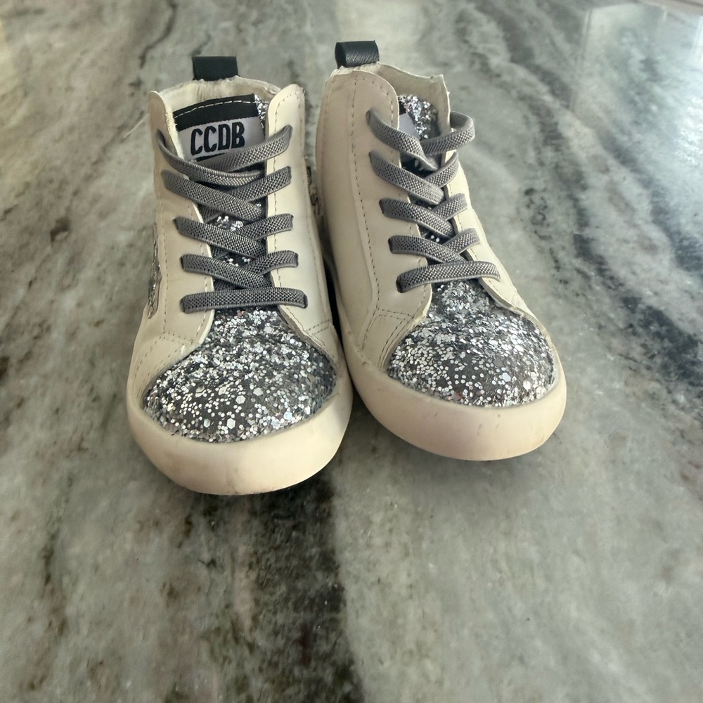 Kids Glitter star Sneakers - Gray